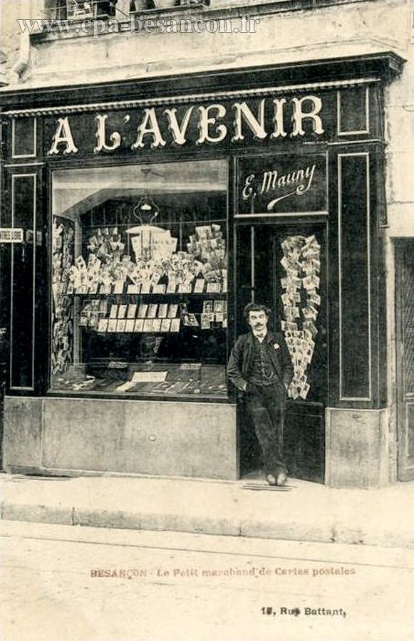 BESANÇON - Le Petit marchand de Cartes Postales